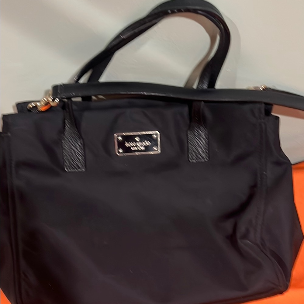Kate Spade Black Nylon Tote